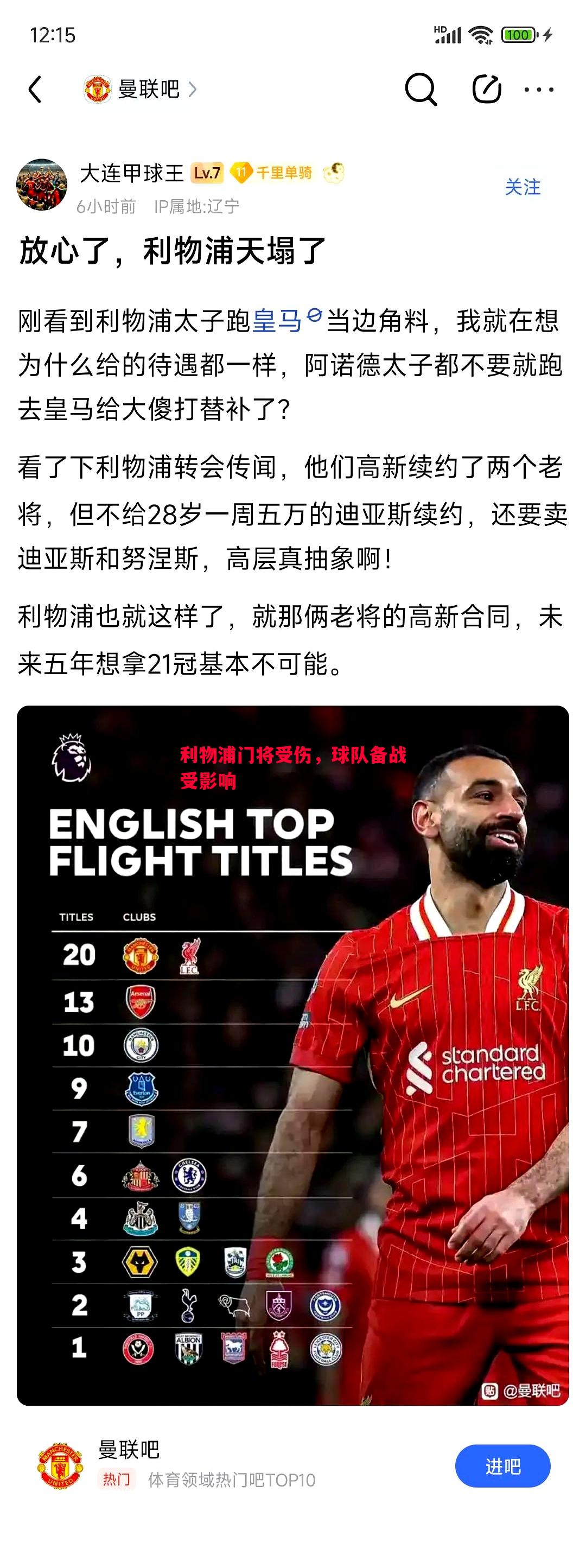 利物浦门将受伤,球队备战受影响 利物浦门将受伤,球队备战受影响